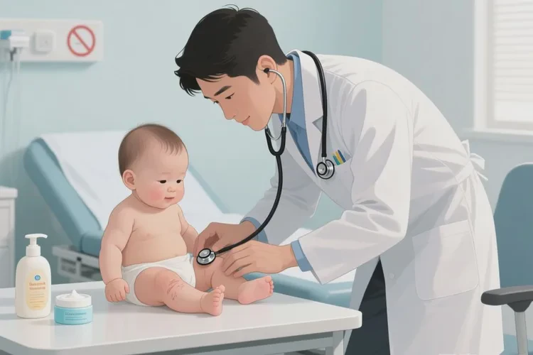 宝宝大腿上偶尔起湿疹可以根治吗(图3)