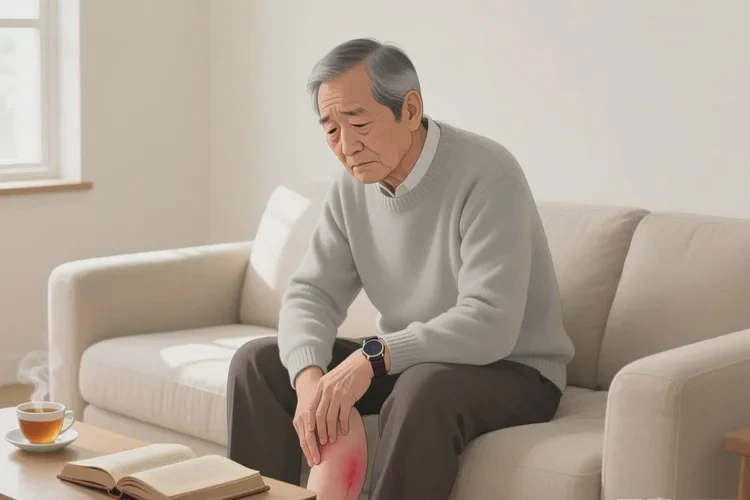 老年人小腿上偶尔起湿疹可不可以治愈(图1)