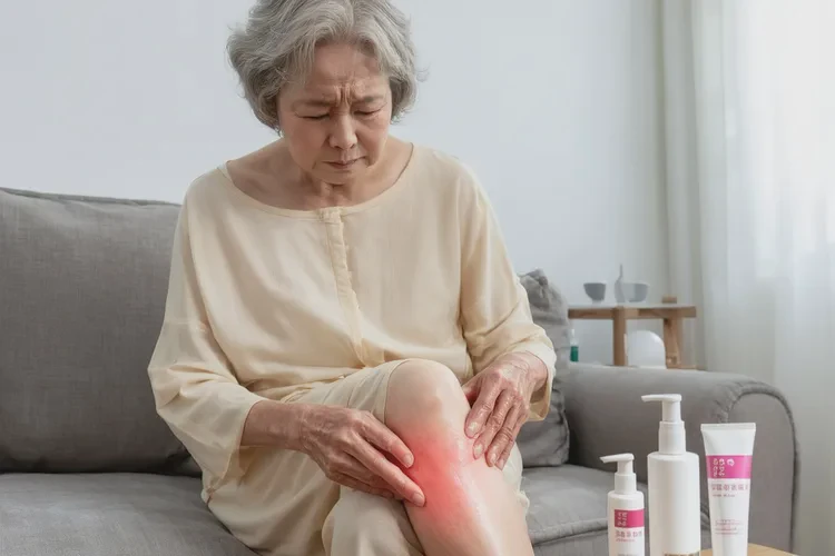 老年人大腿上长湿疹可不可以治愈(图1)