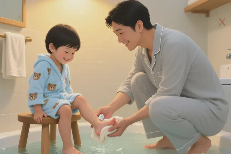 儿童脚上出现湿疹能不能治愈(图1)