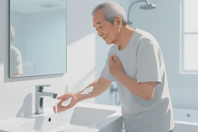 老年人手臂上容易长湿疹可不可以治愈(图2)