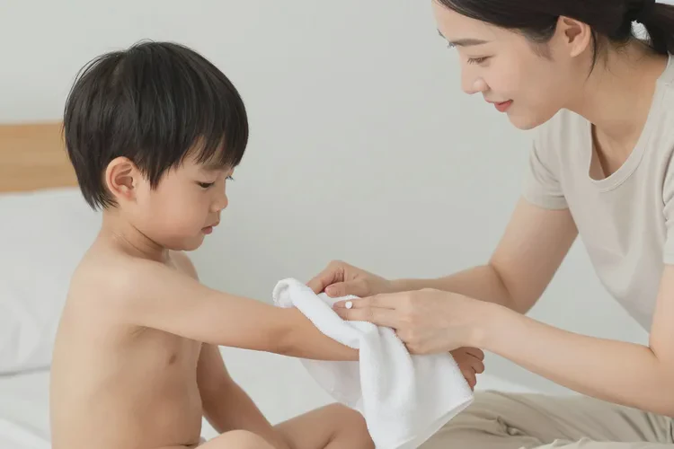 儿童手臂容易起湿疹能不能治愈(图1)