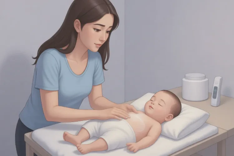 宝宝肚子出湿疹可以根治吗(图1)