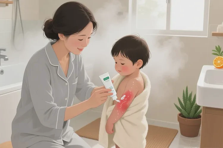 儿童手臂上容易长湿疹能不能治愈(图2)