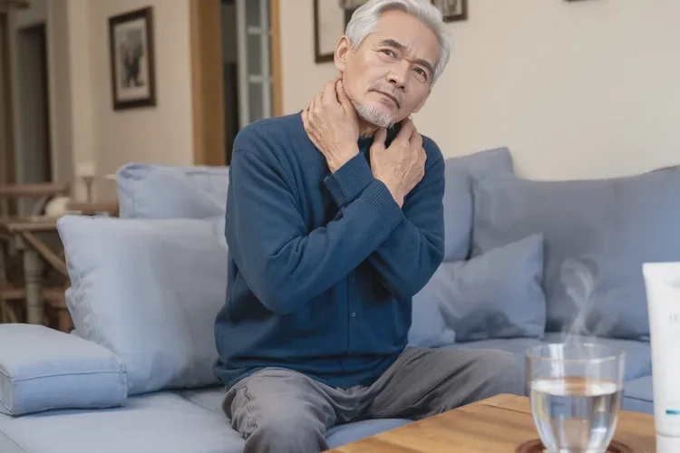 高龄老人脖子出湿疹可不可以治愈(图1)