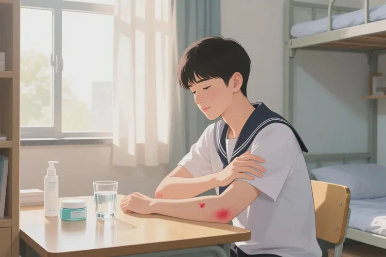 大学生四肢容易长湿疹能靠自己自愈吗(图1)