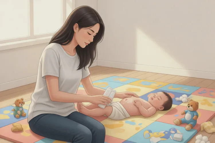 宝宝肚子上偶尔长湿疹可以根治吗(图2)