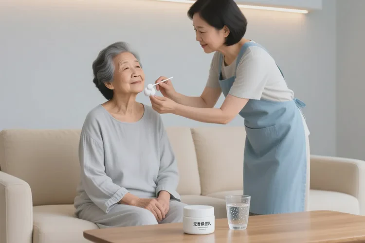 高龄老人脖子上偶尔起湿疹可不可以治愈(图1)