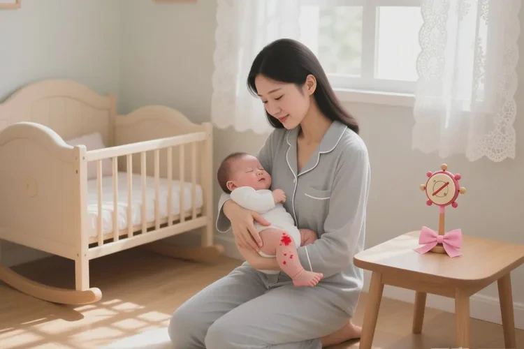 宝宝大腿有湿疹可以根治吗(图1)