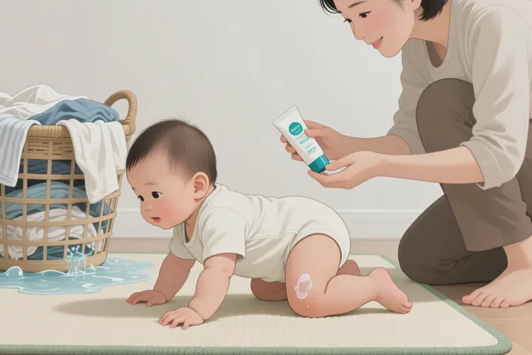 婴儿大腿经常起湿疹可以根治吗(图2)