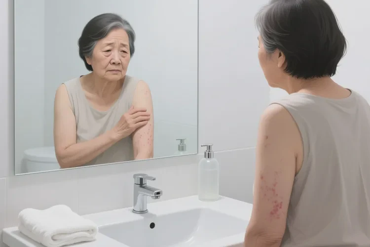 高龄老人手臂容易长湿疹可不可以治愈(图2)