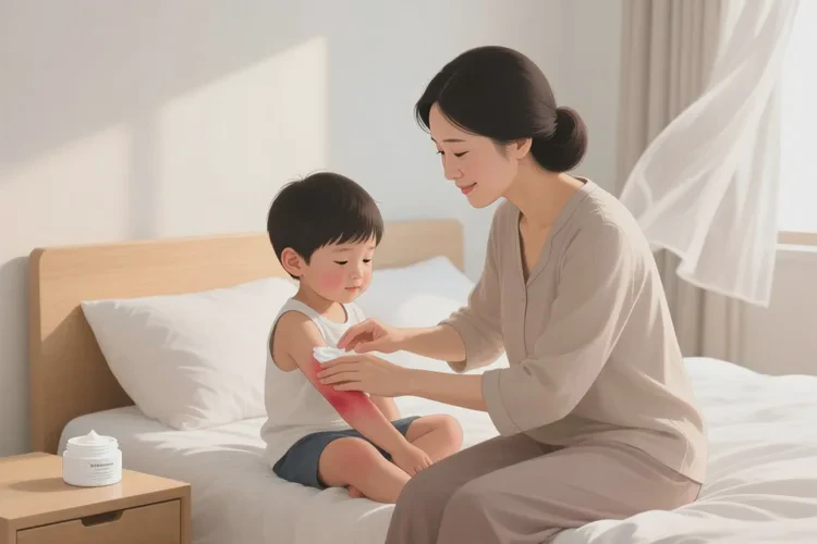 孩子手臂偶尔长湿疹能不能治愈(图1)