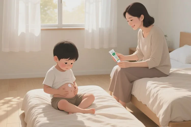 儿童肚子上出现湿疹能不能治愈(图2)