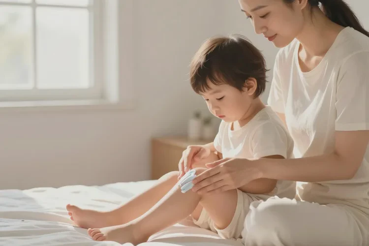 儿童大腿上经常起湿疹能不能治愈(图1)