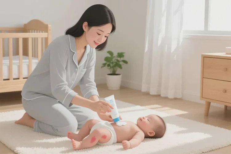 婴儿大腿容易长湿疹可以根治吗(图1)