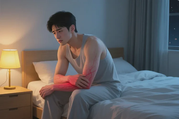 男人四肢偶尔长湿疹可不可以治愈(图1)