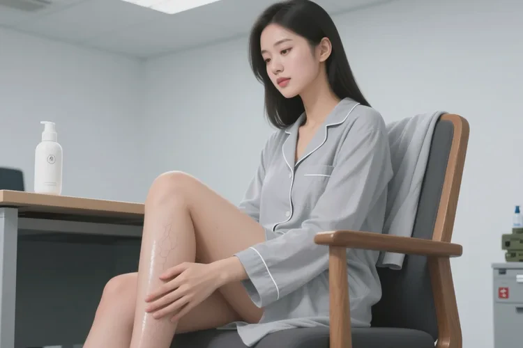 女人小腿上容易起湿疹可不可以治愈(图1)