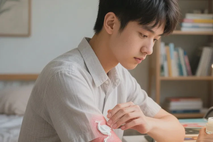 中学生手臂出现湿疹能根治吗(图1)