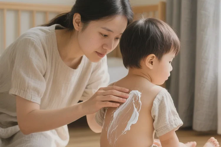 幼儿手臂起湿疹能根治吗(图1)