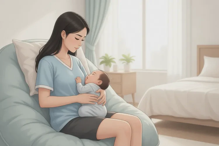 哺乳期妈妈肚子长湿疹可不可以治愈(图1)