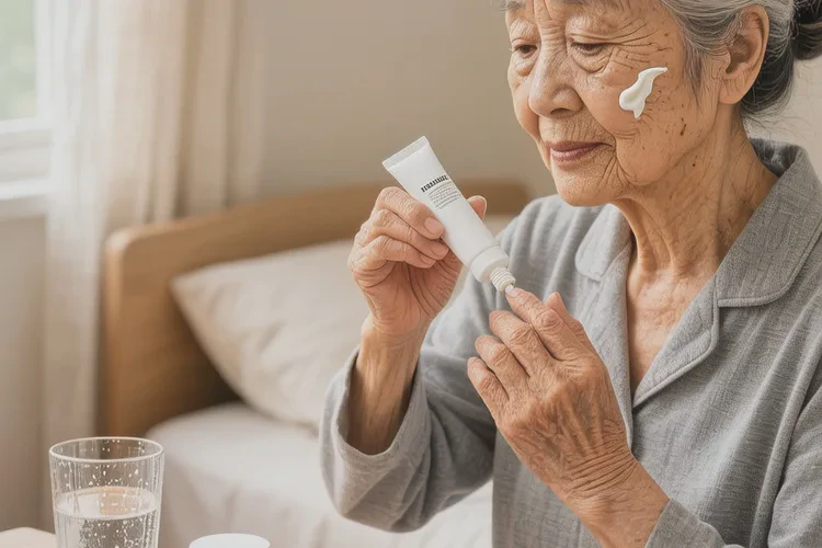 老人面部起湿疹可以根治吗(图1)