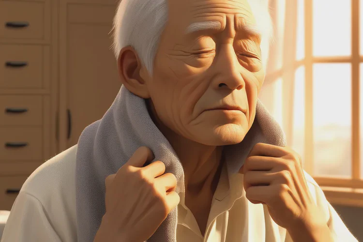 老人脖子上经常起湿疹可以根治吗(图1)