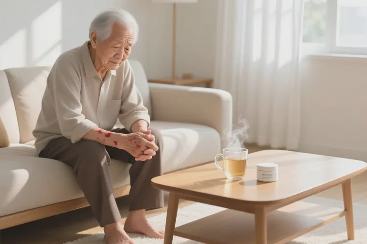 高龄老人手上容易起湿疹可不可以治愈(图1)