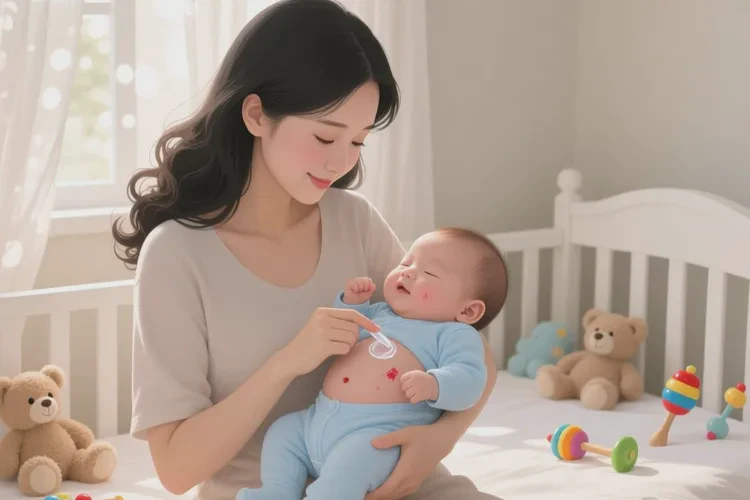 宝宝肚子上经常长湿疹可以根治吗(图1)