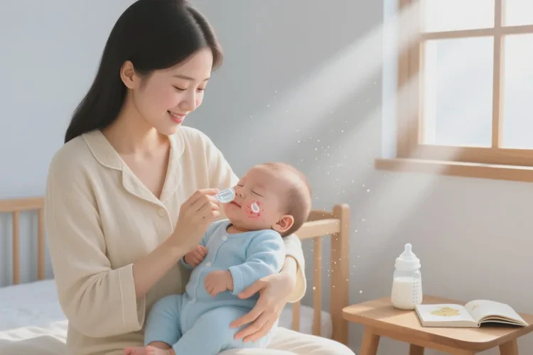 婴儿脸上偶尔起湿疹可以根治吗(图1)