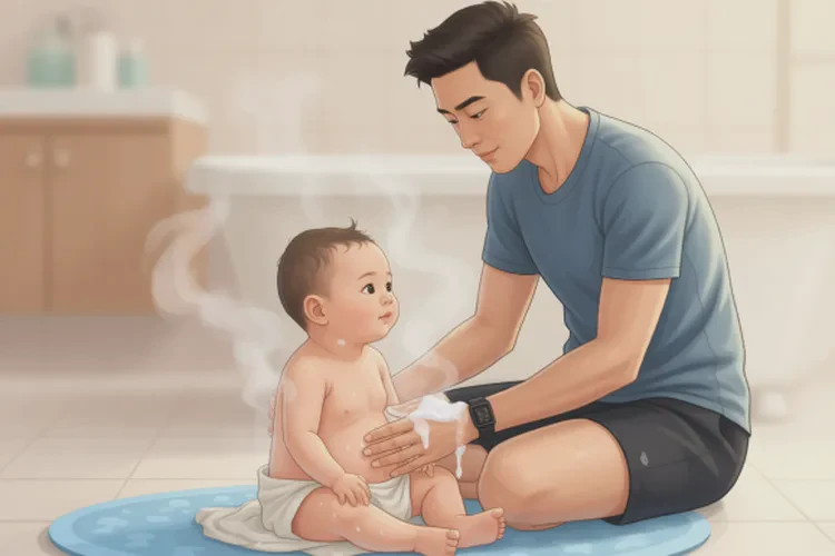 宝宝肚子有湿疹可以根治吗(图1)