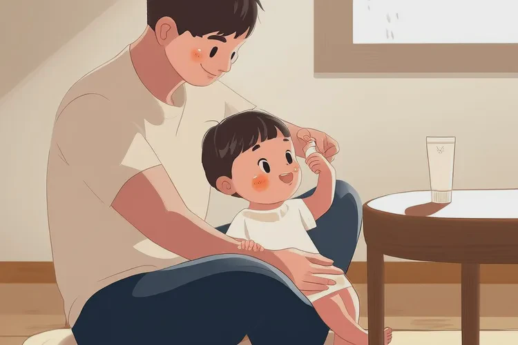 儿童手臂上出现湿疹可以根治吗(图1)