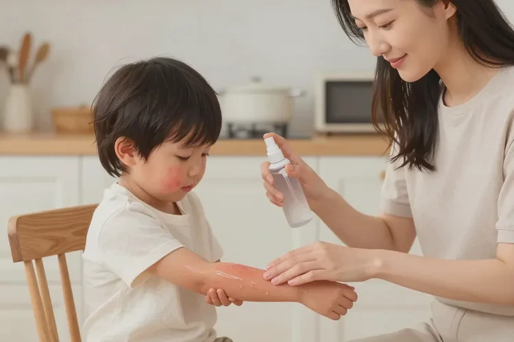 儿童手臂出现湿疹能不能治愈(图1)