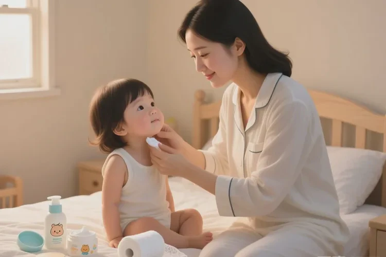 儿童脖子偶尔长湿疹能不能治愈(图1)