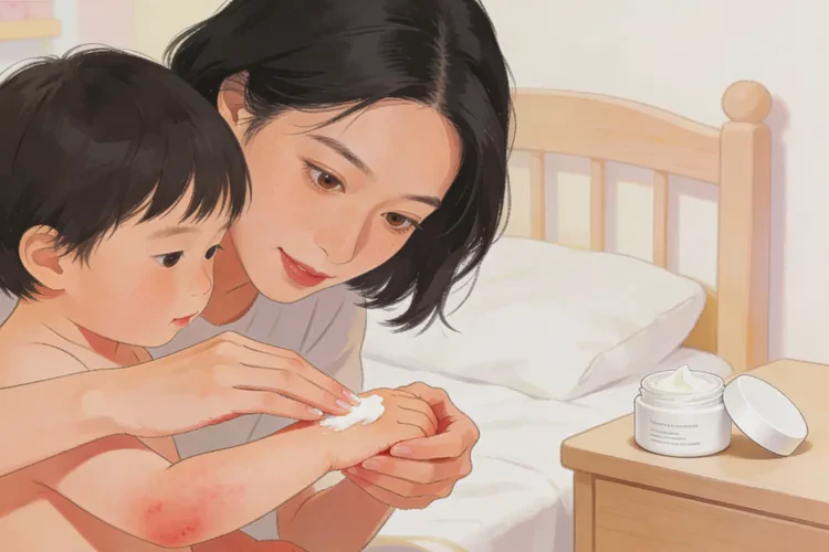 孩子身上容易起湿疹能不能治愈(图1)