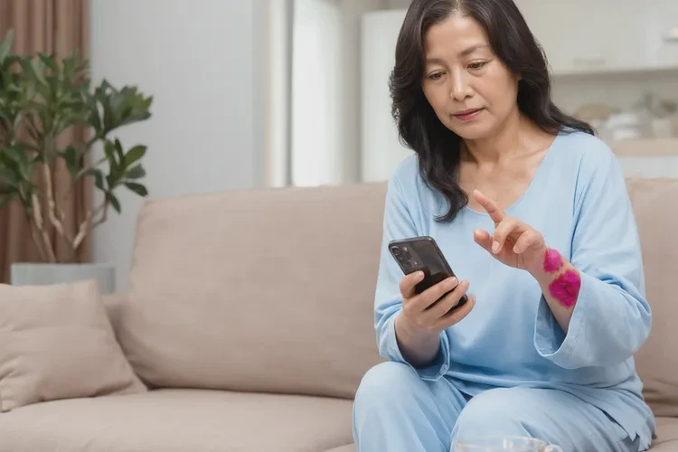 女性手臂上经常长湿疹可以根治吗(图1)