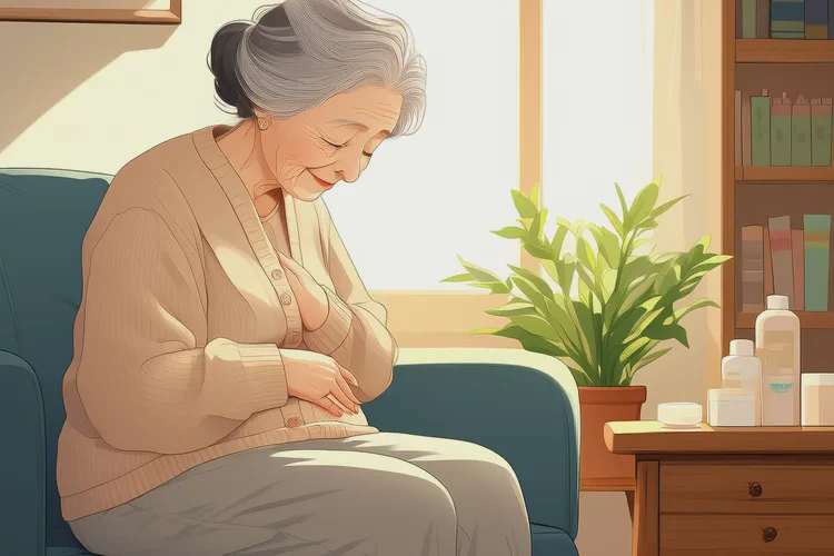 老人肚子上偶尔起湿疹可以根治吗(图2)