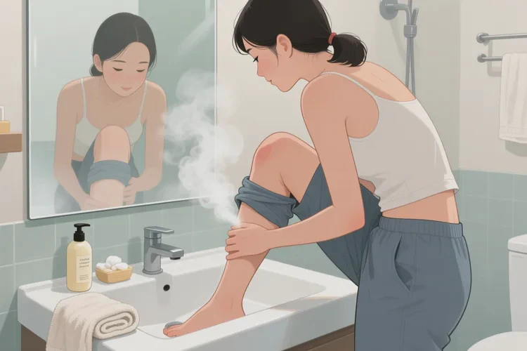 女人小腿上偶尔长湿疹可不可以治愈(图2)