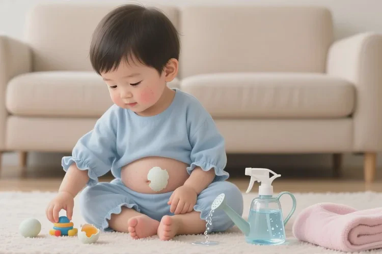 孩子肚子上经常起湿疹能不能治愈(图2)