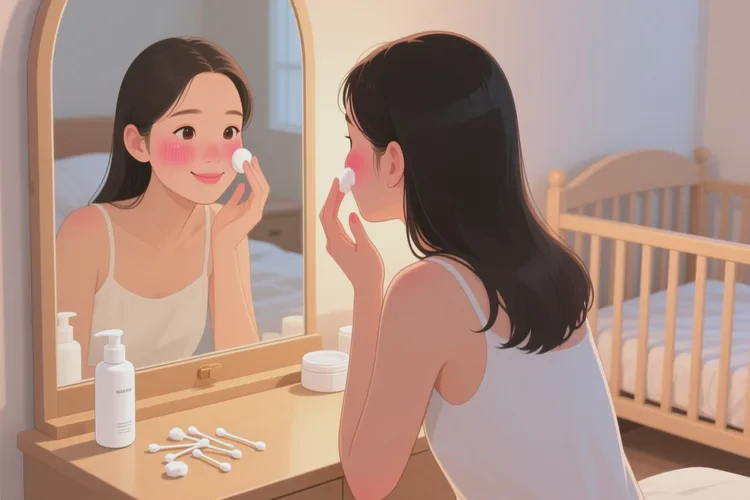 哺乳期妈妈面部出湿疹可不可以治愈(图1)