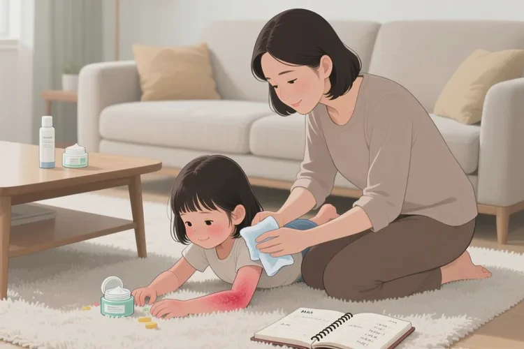 孩子手臂经常起湿疹能不能治愈(图2)