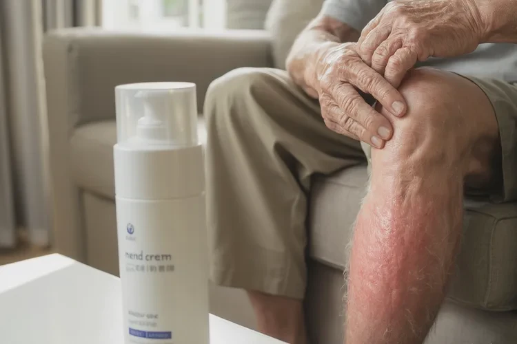 高龄老人小腿上容易长湿疹可不可以治愈(图1)