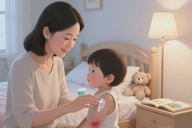 宝宝手臂上有湿疹可以根治吗(图1)