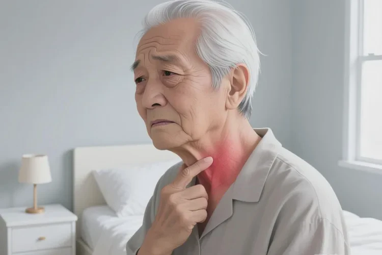 老年人脖子上经常起湿疹可不可以治愈(图1)