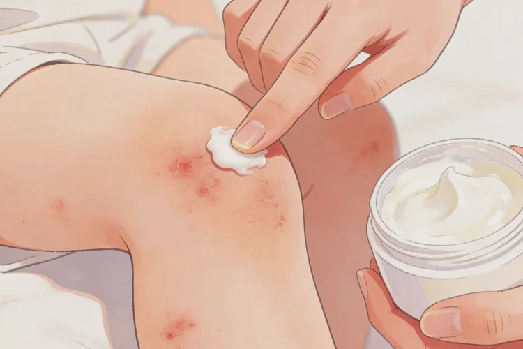 孩子小腿容易起湿疹能不能治愈(图3)