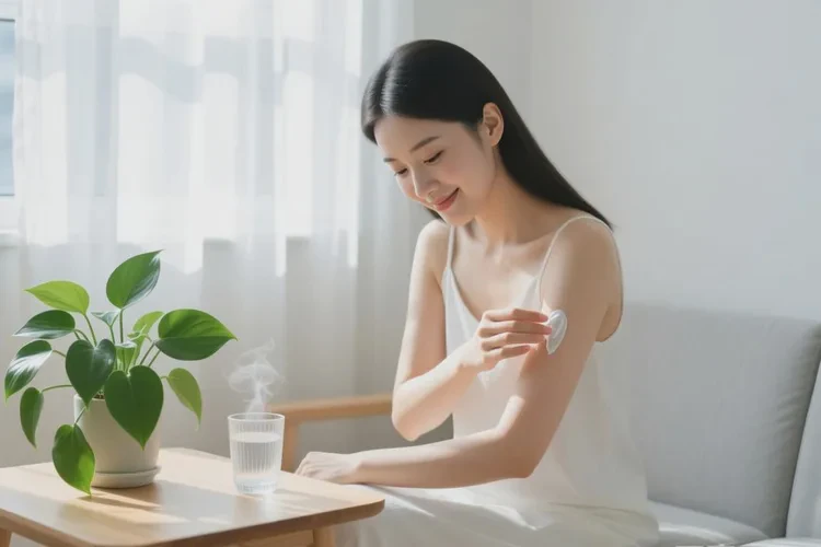 女人手臂偶尔长湿疹可不可以治愈(图1)