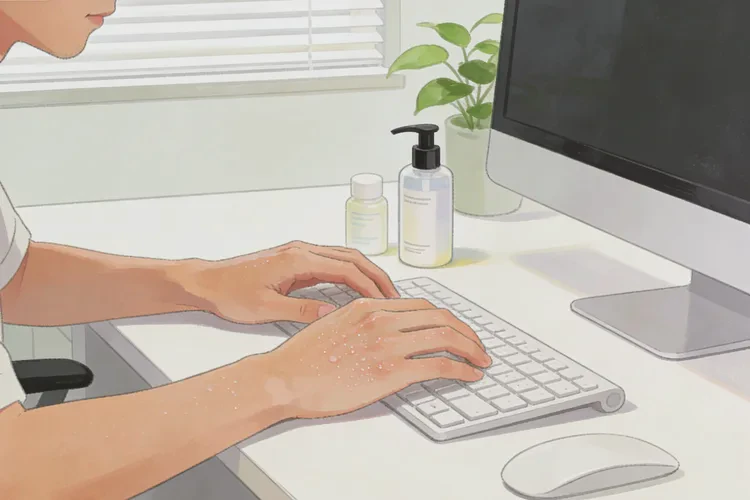 男人手上偶尔起湿疹可不可以治愈(图2)