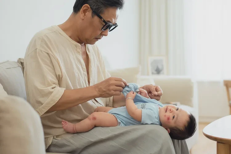 婴儿大腿偶尔起湿疹可以根治吗(图3)