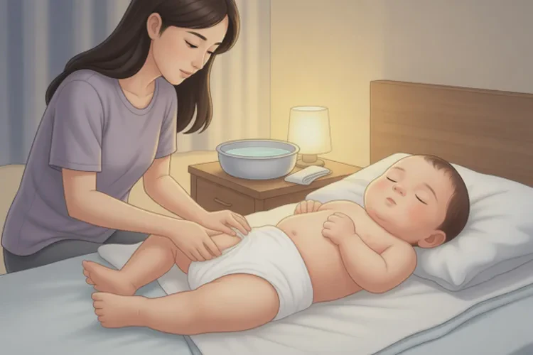 宝宝肛周长湿疹可以根治吗(图1)