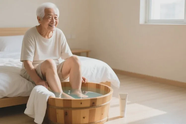 高龄老人脚上长湿疹可不可以治愈(图1)