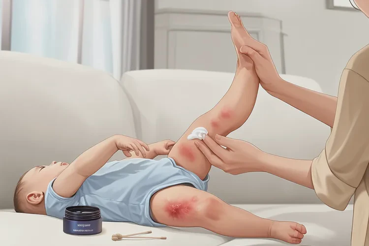 幼儿小腿容易起湿疹能根治吗(图1)